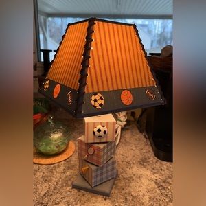 Sports theme kids lamp